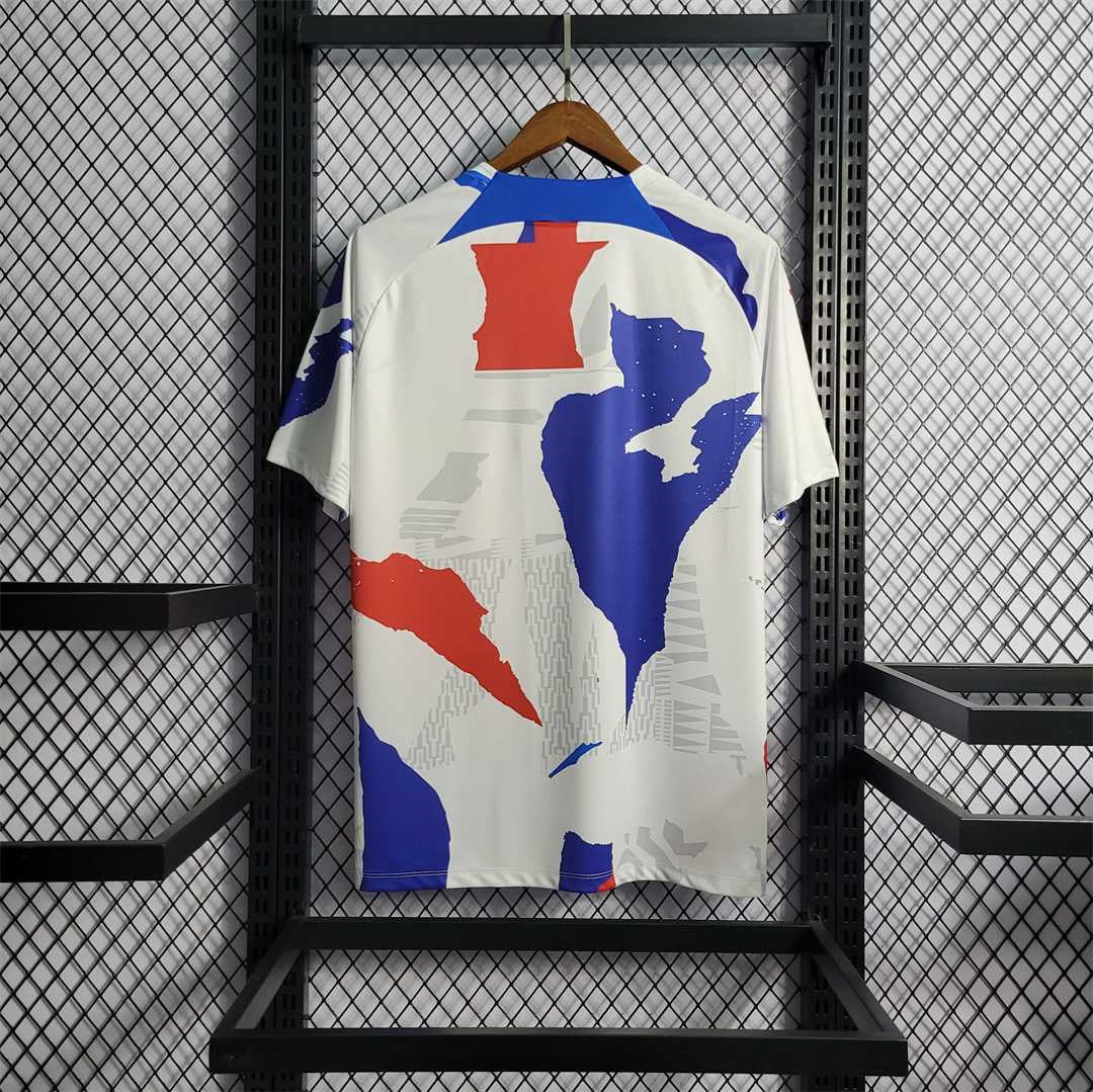2024 France Home Blue&Red Shirt