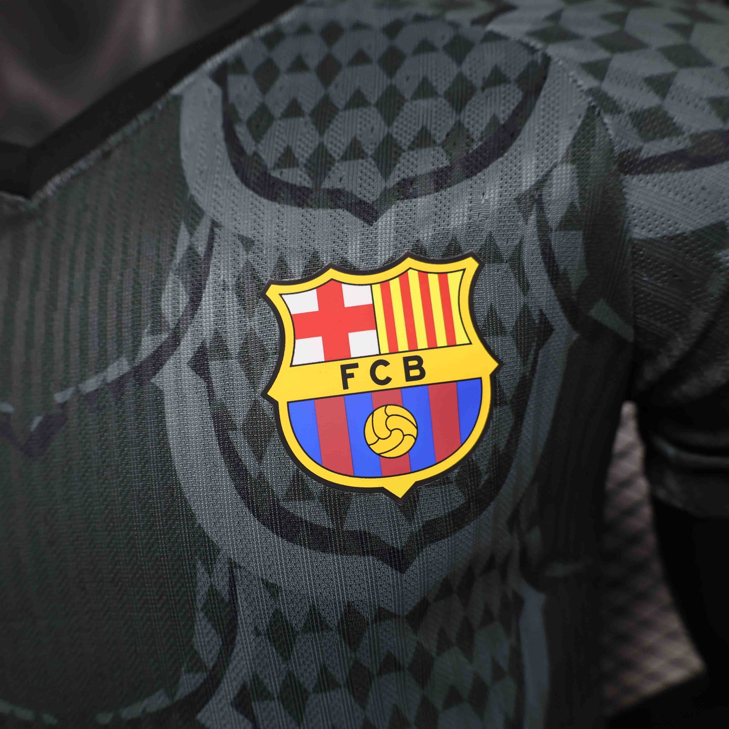 Barcelona Pre-Match Black Shirt