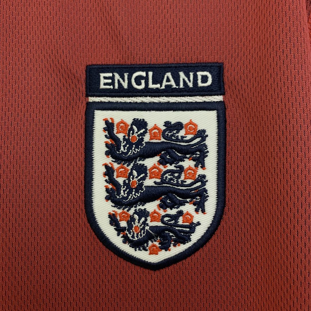 2002 England Away Retro Kit Vintage Shirt