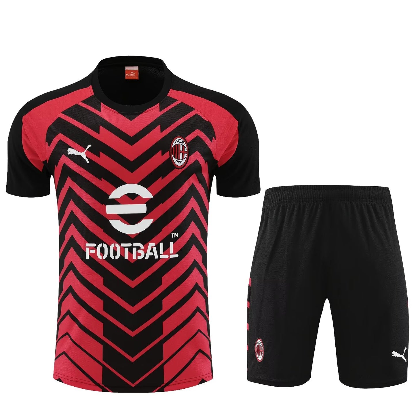 24-25 AC Milan Training Short Sleeve Set