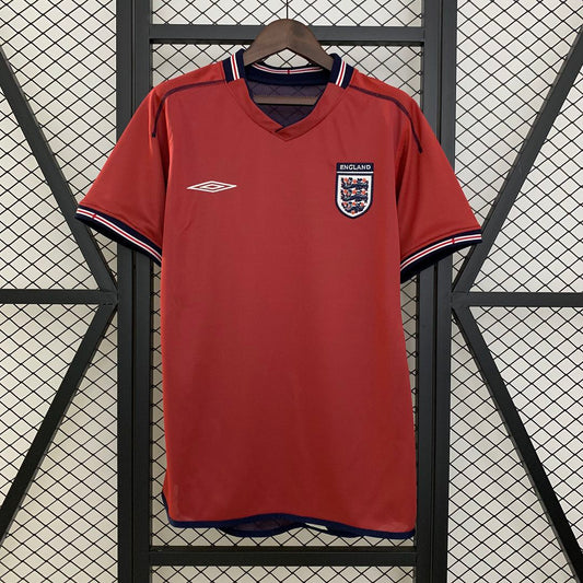 2002 England Away Retro Kit Vintage Shirt