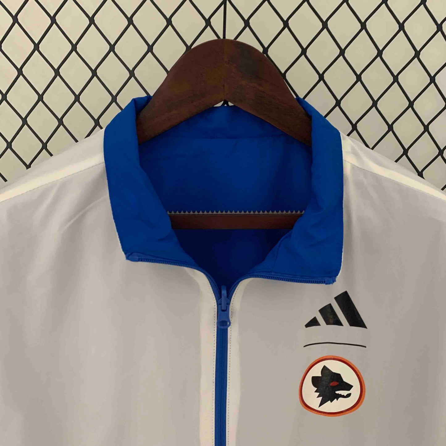 Roma White&Blue Double-Sides Jacket