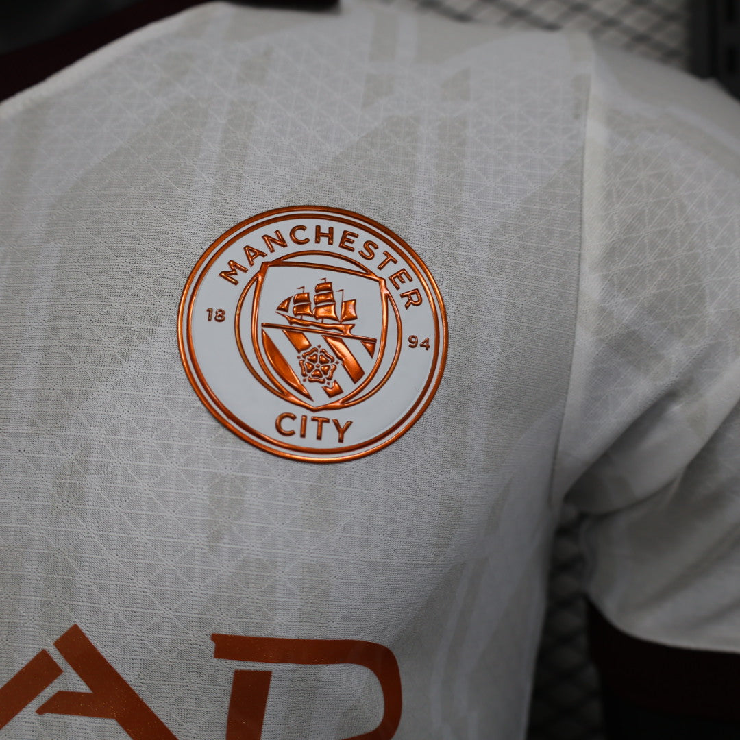 Manchester City Silver Details Shirt