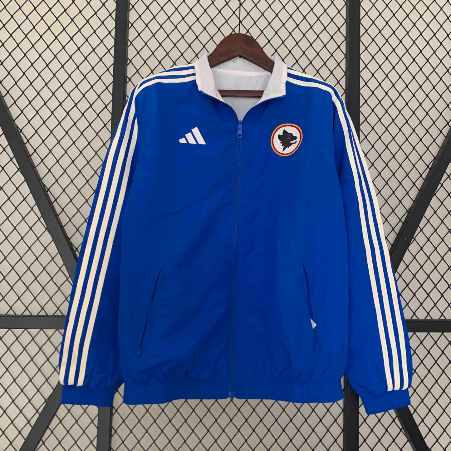 Roma White&Blue Double-Sides Jacket
