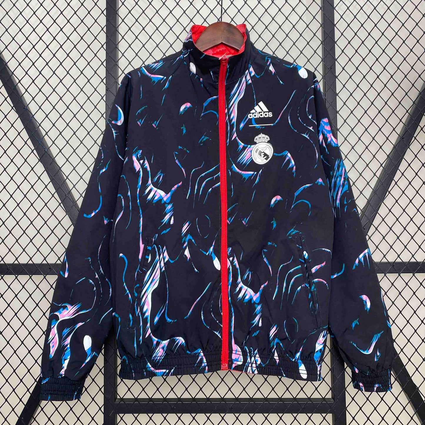 Real Madrid Red&Navy Double-Sides Jacket
