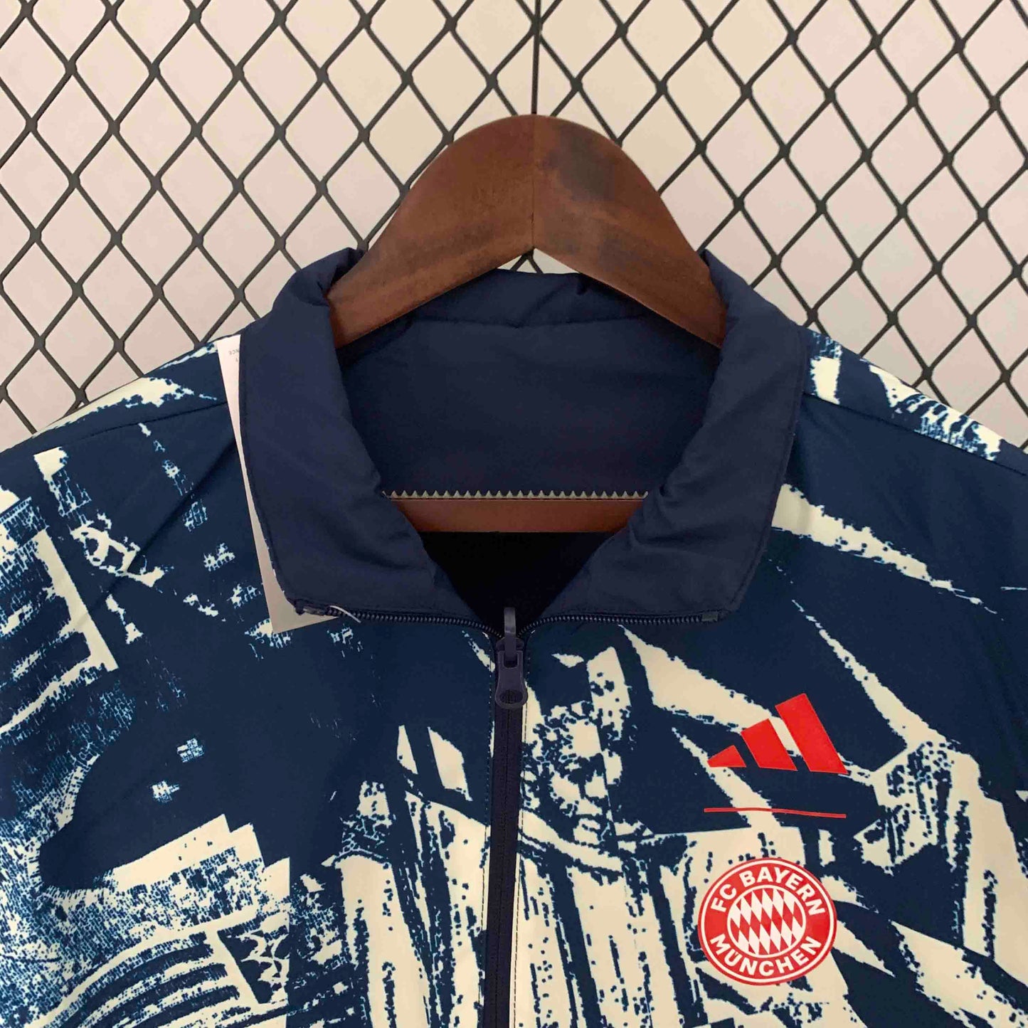 Bayern Reversible Gray&Navy Double-Sides Jacket