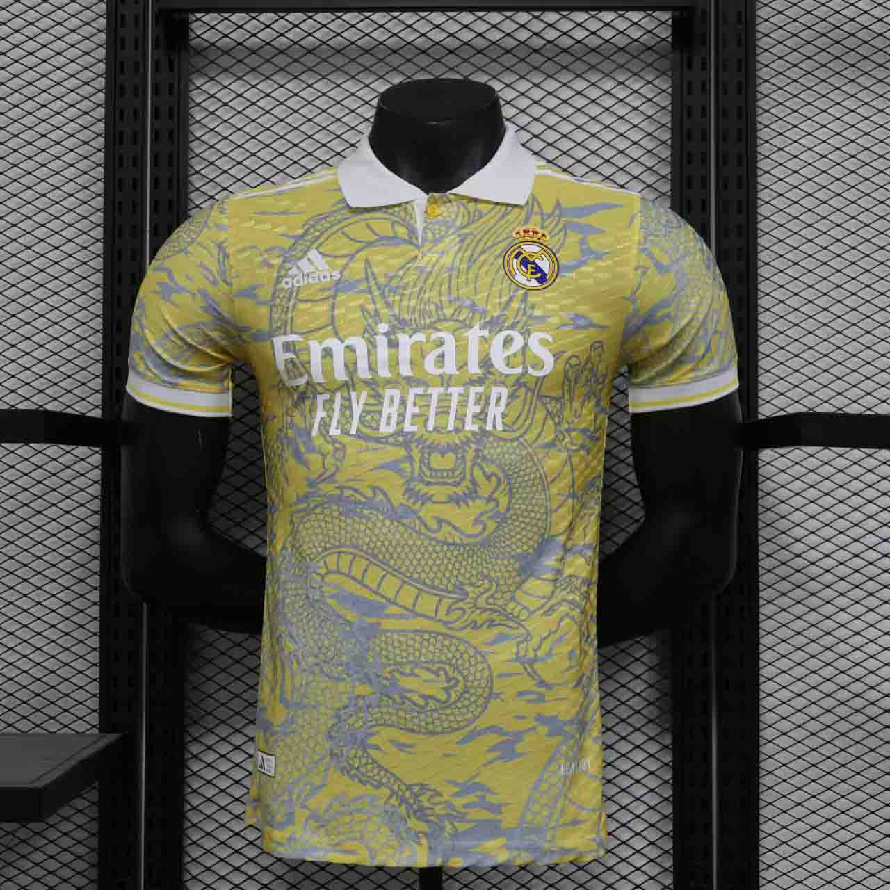Real Madrid Yellow Dragon Special Edition Shirt