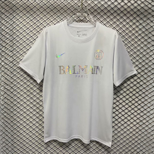 PSG White Balmain Special Edtion Shirt