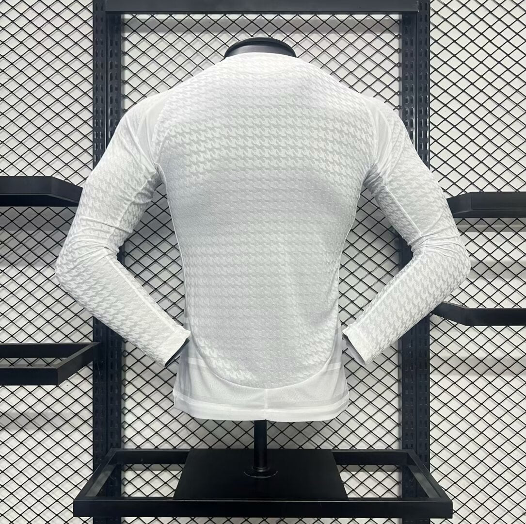 24-25 Real Madrid Home Long Sleeve Kit Player Version Shirt