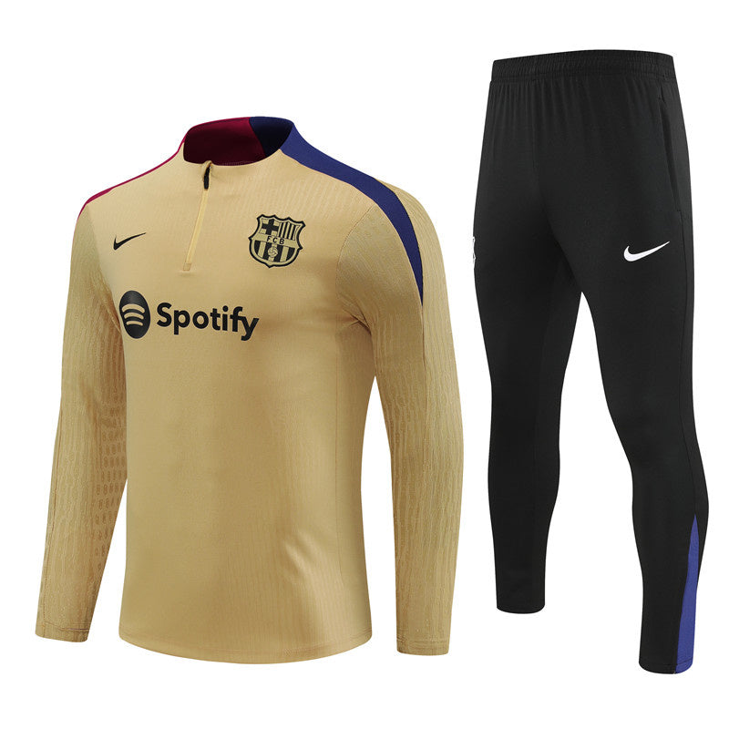 Barcelona Gold Player Long Sleeve Training Suit