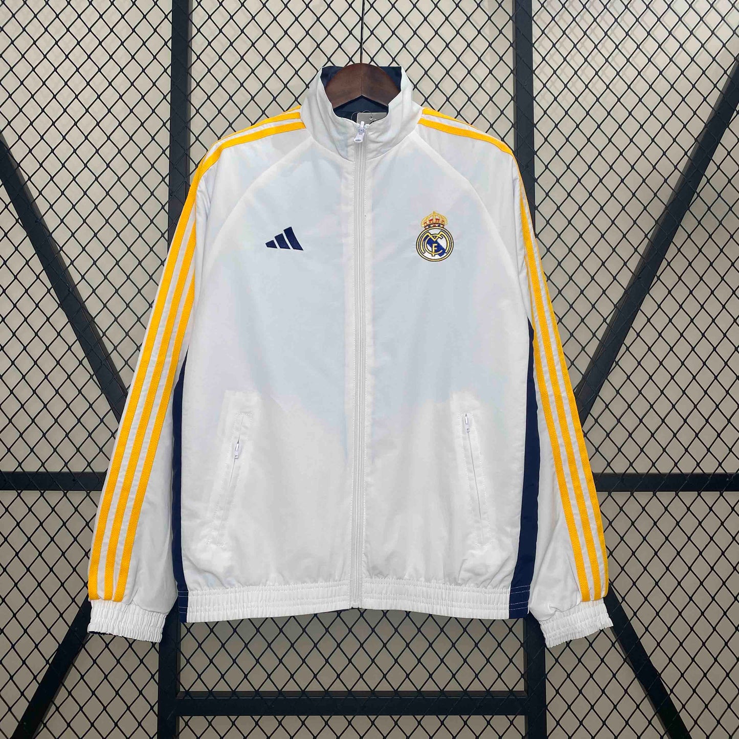 Real Madrid White&Navy Double-Sides Jacket