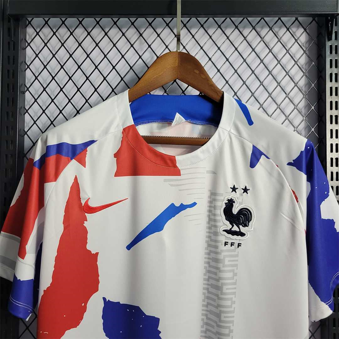 2024 France Home Blue&Red Shirt
