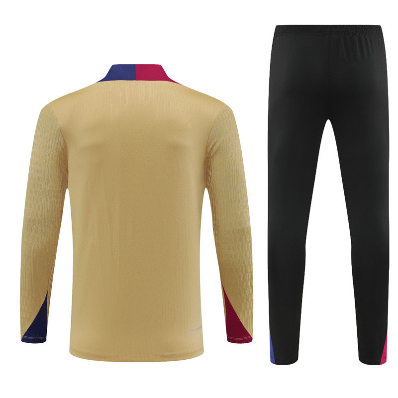 Barcelona Gold Player Long Sleeve Training Suit