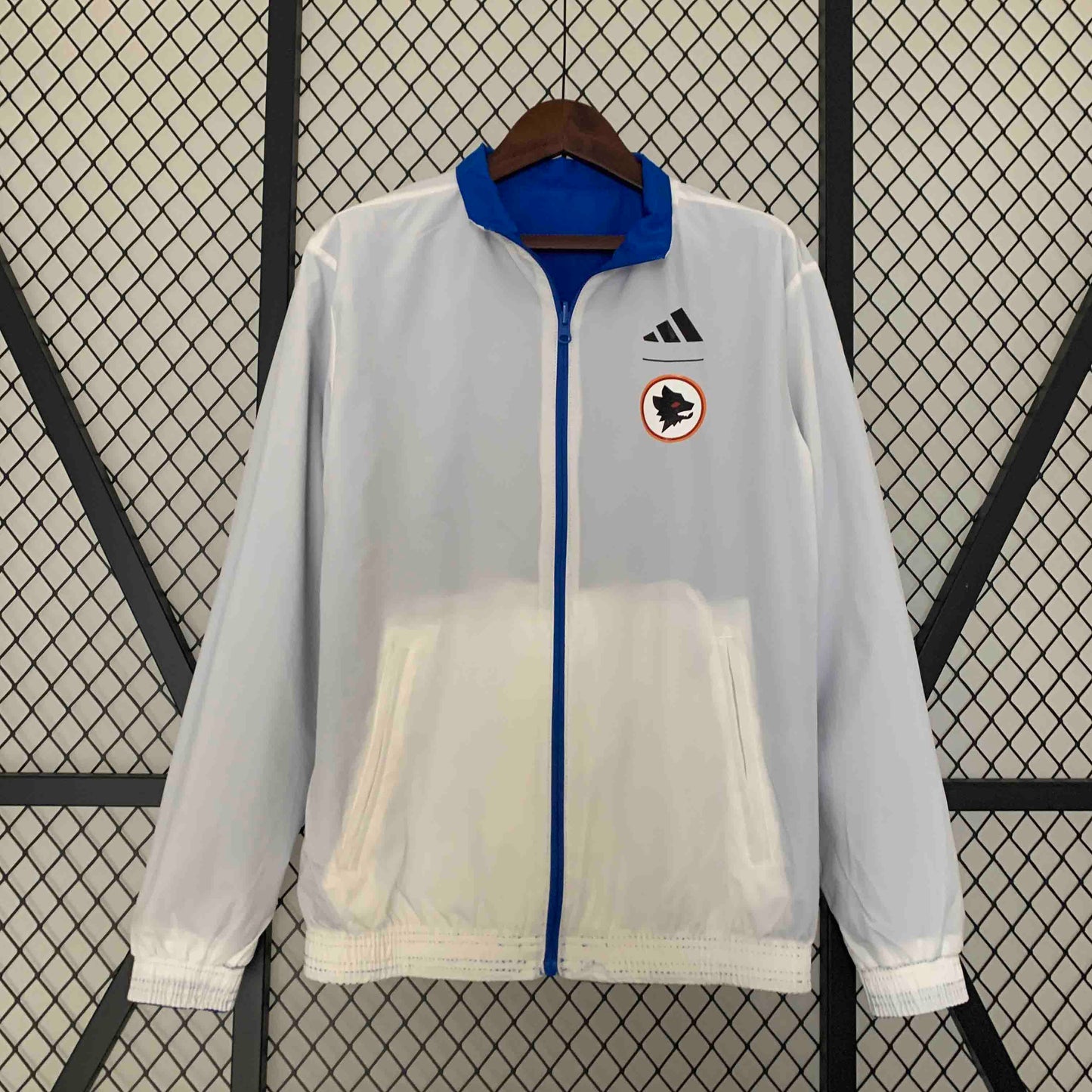 Roma White&Blue Double-Sides Jacket