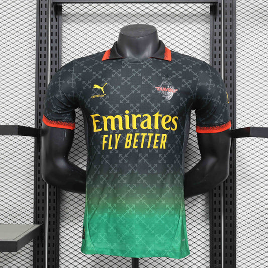 AC Milan x OffWhite Player Version Shirt