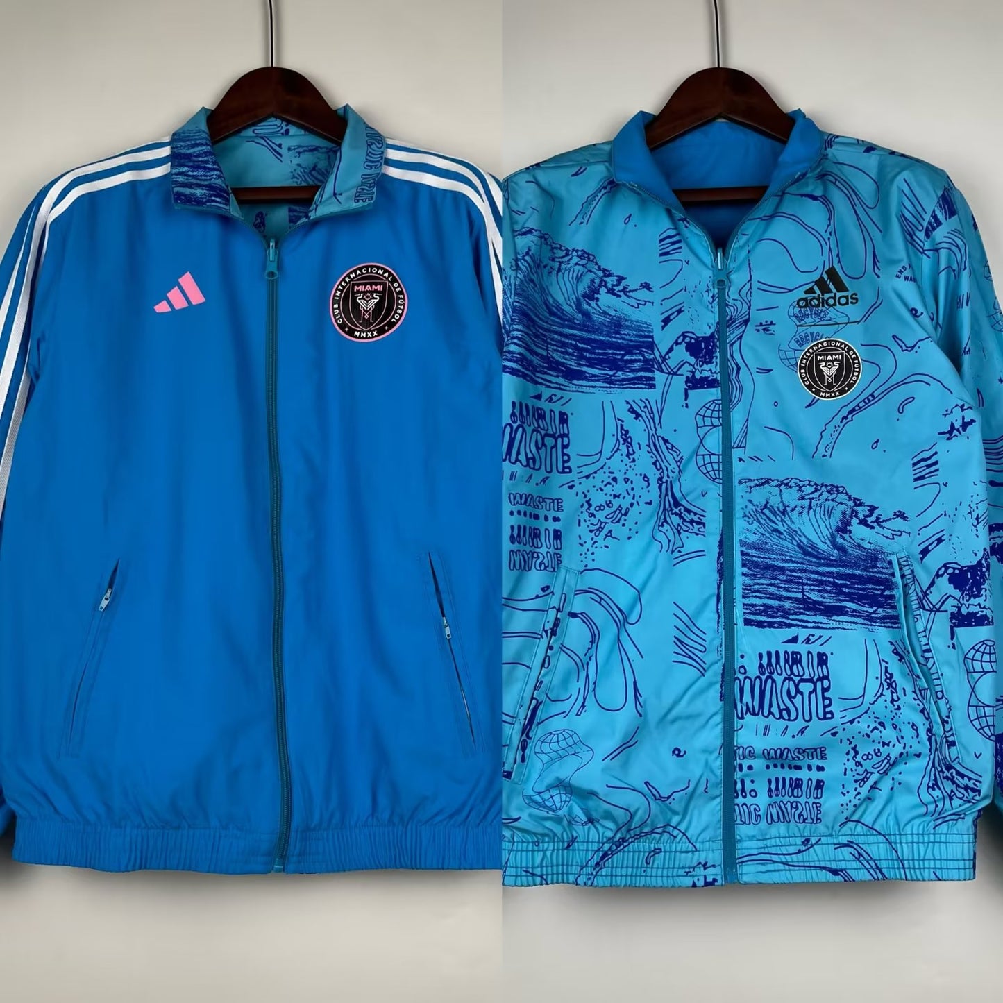 Inter Miami Blue Double Side Windbreaker