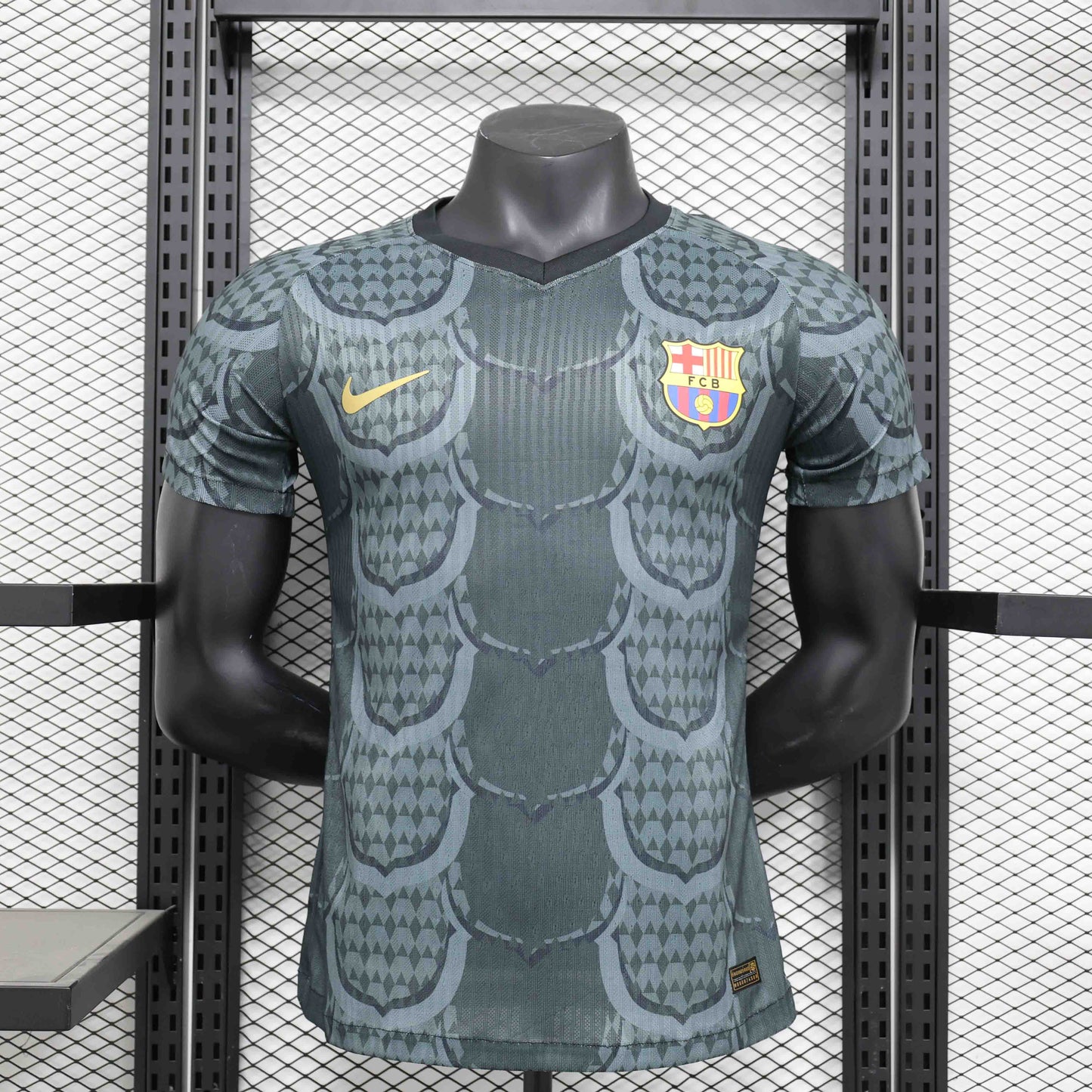 Barcelona Pre-Match Black Shirt