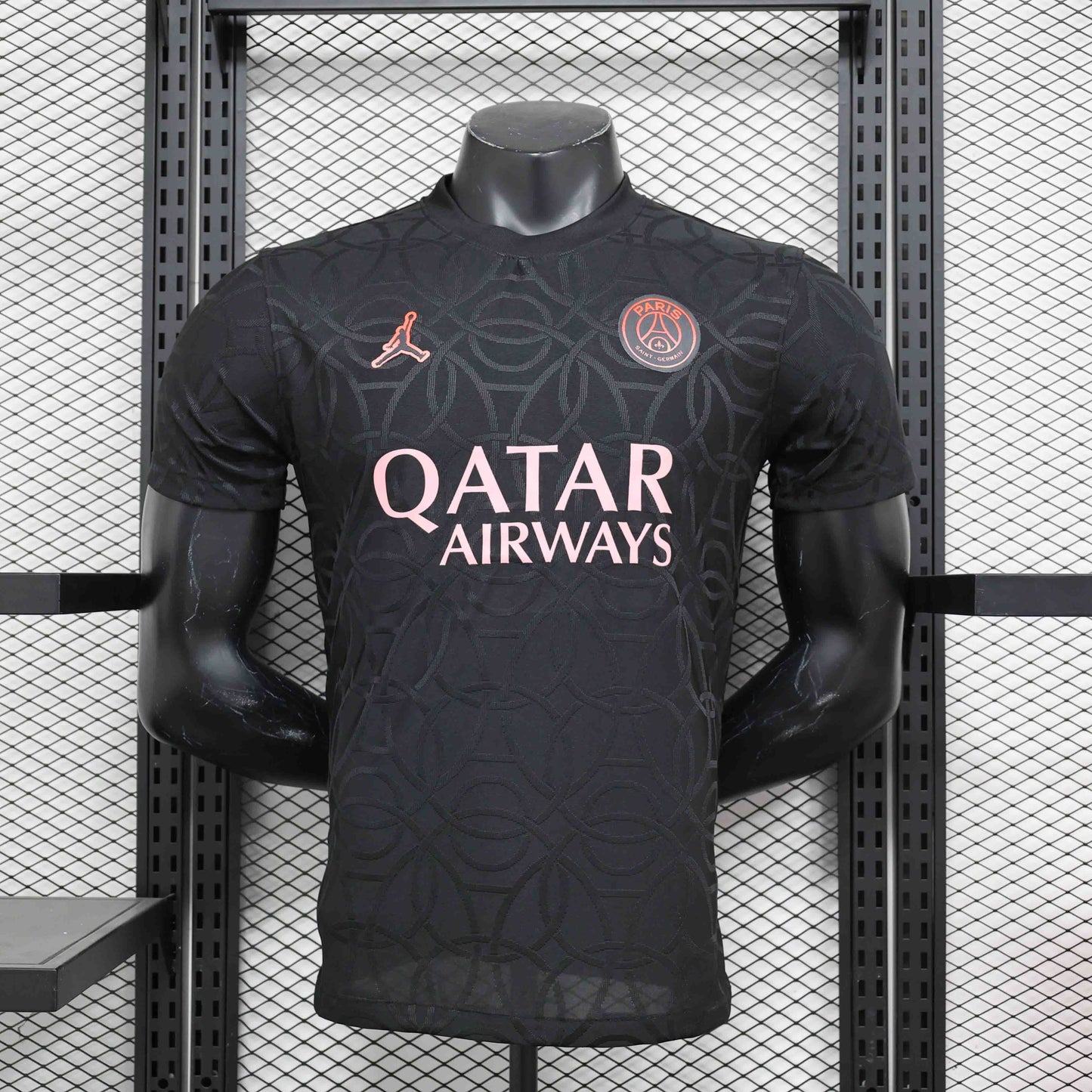 PSG Academy Pro Pre-Match Black Shirt