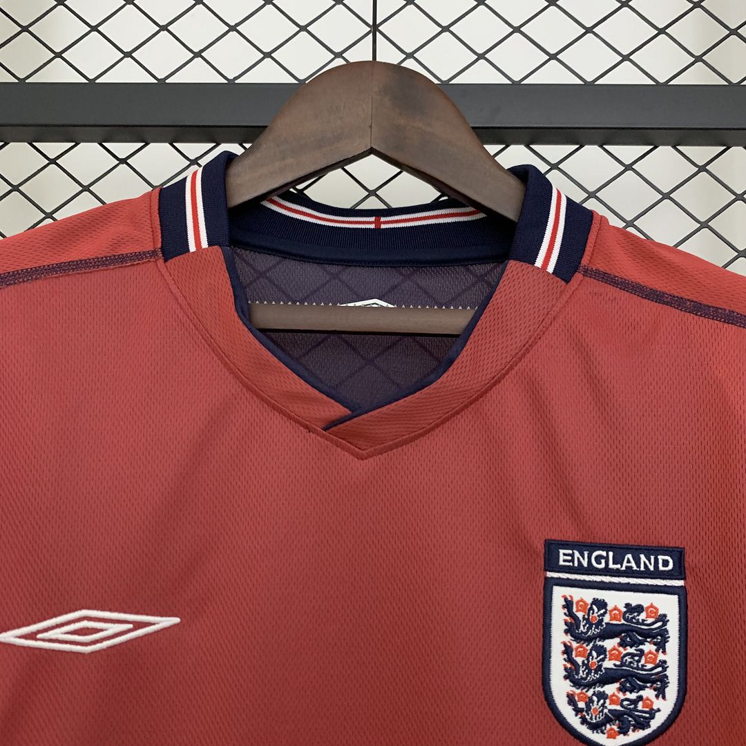 2002 England Away Retro Kit Vintage Shirt