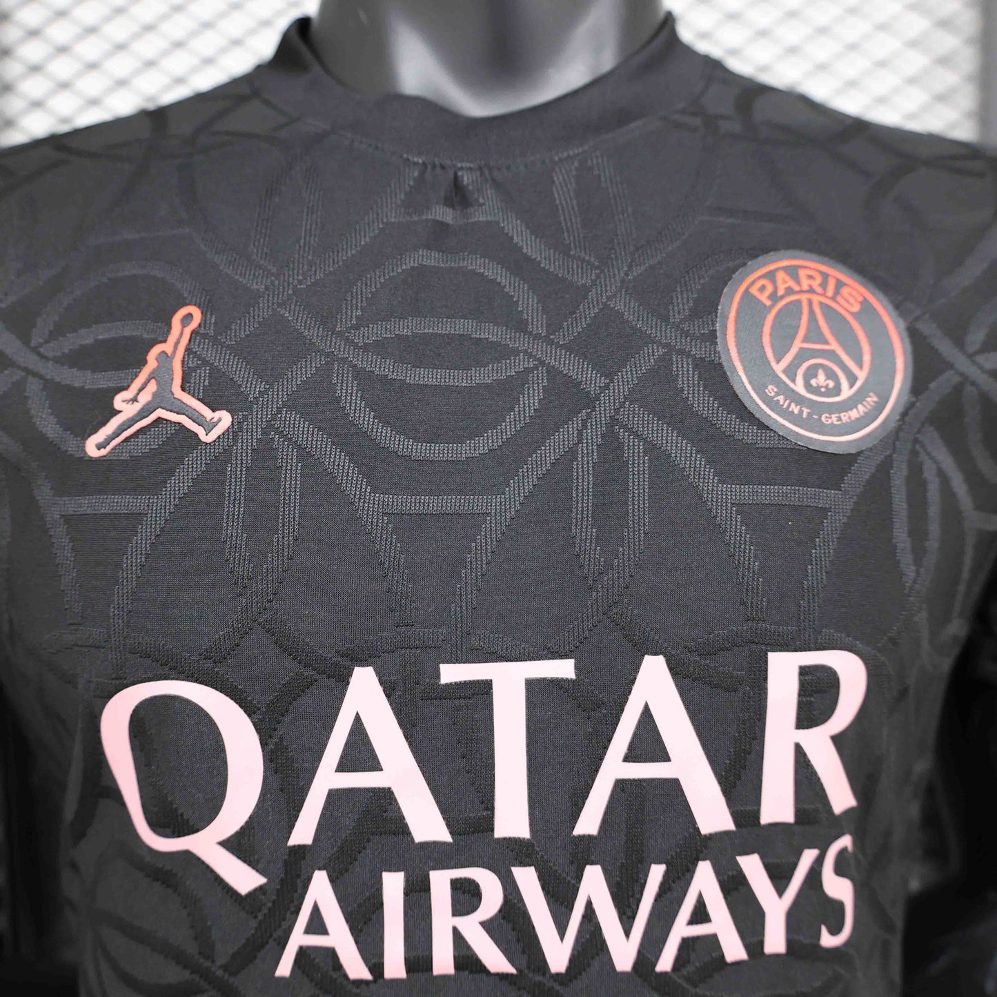 PSG Academy Pro Pre-Match Black Shirt