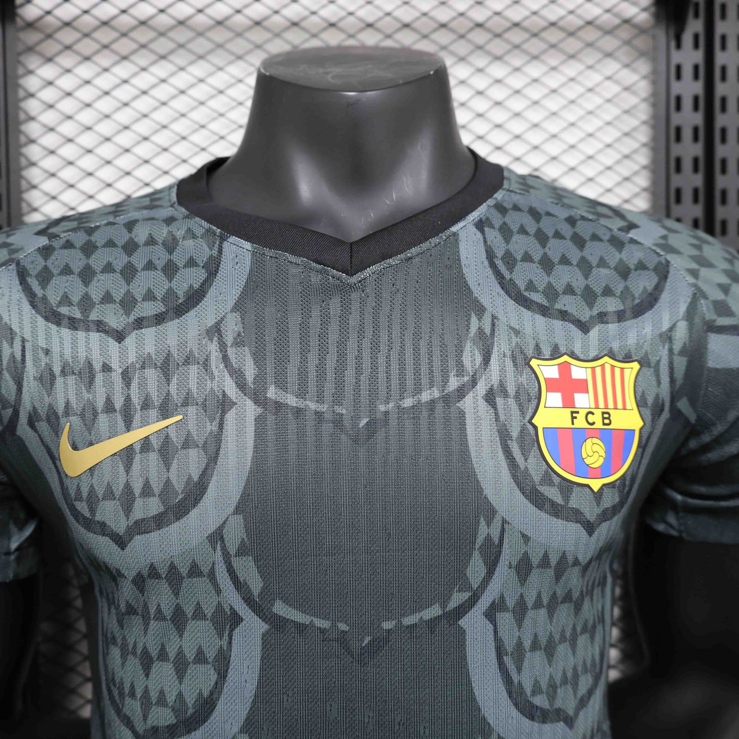 Barcelona Pre-Match Black Shirt