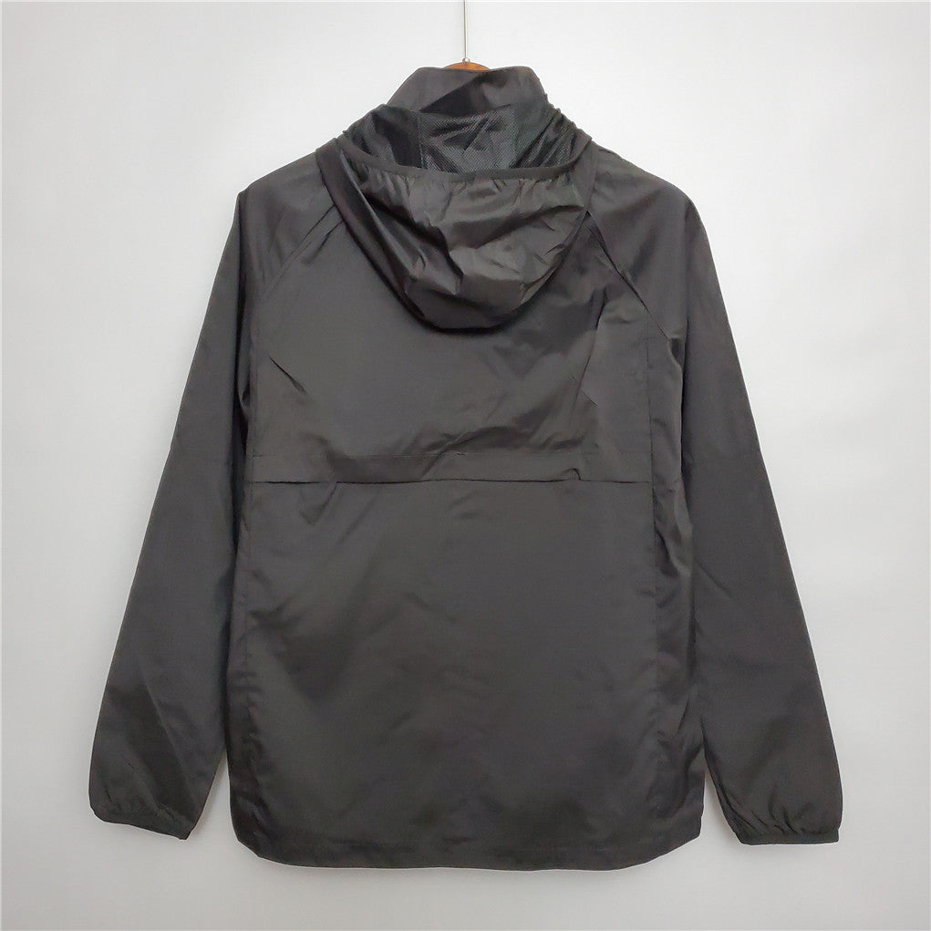 Barcelona black windbreaker