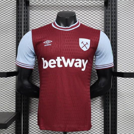 24-25 West Ham Home Kit Player Version Shirt