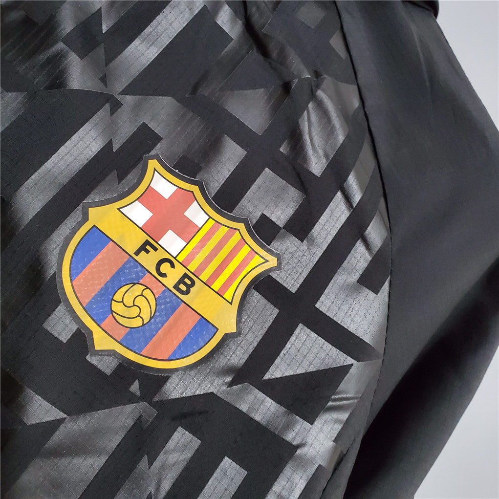 Barcelona black windbreaker